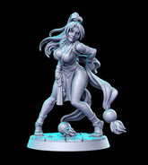 Mai Shiranui 3D-printed model